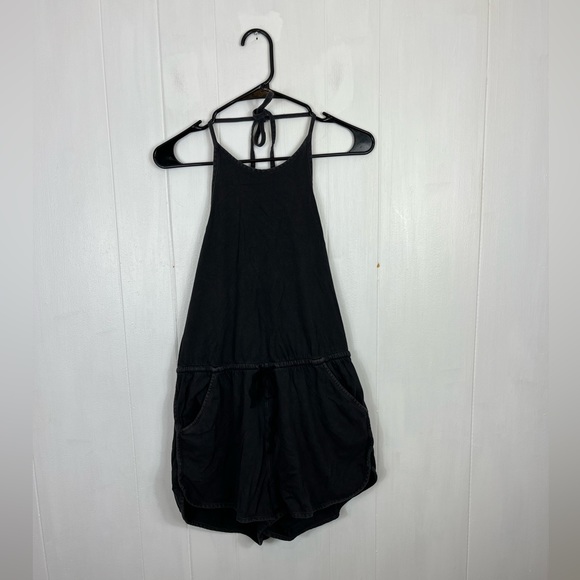 BDG Urban Outfitters Cotton Halter Tie Romper Sz M - Picture 4 of 10